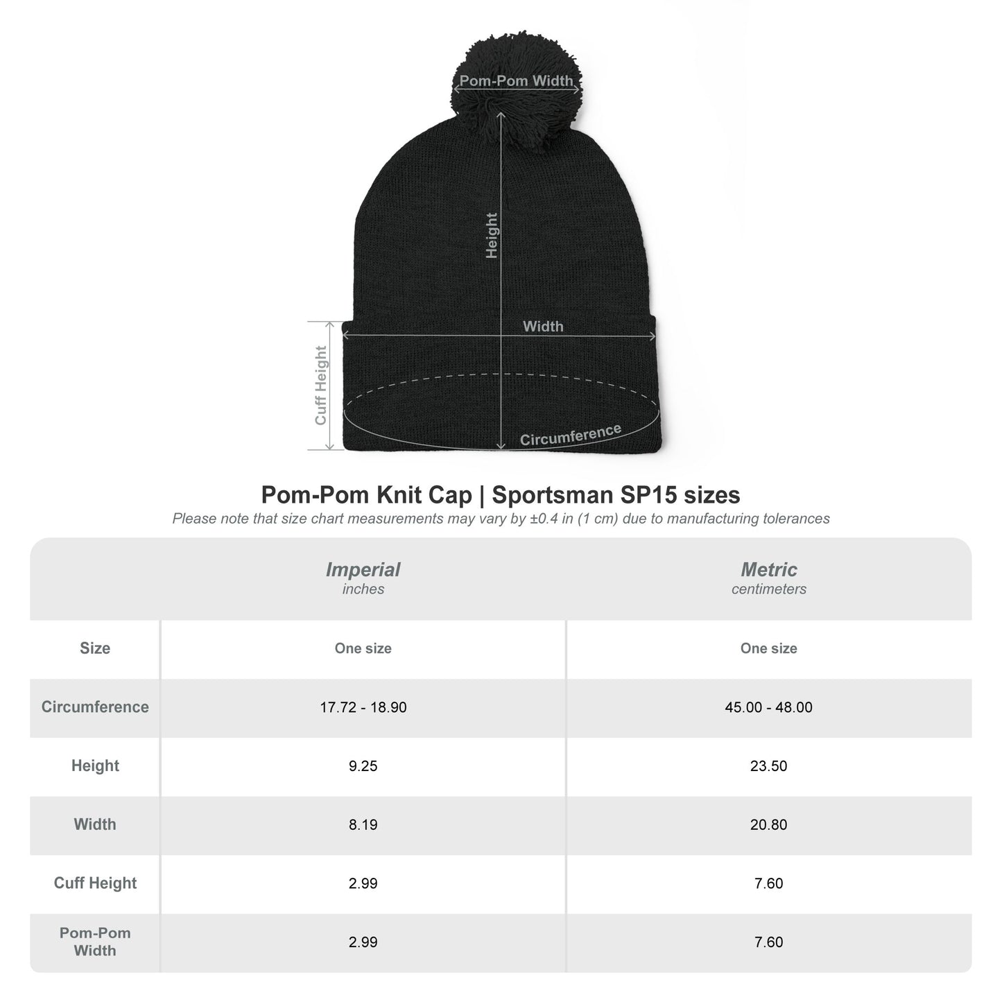 Cozy Pom-Pom Knit Cap - Perfect Winter Accessory, Stylish Gift for Him/Her, Beanie for Cold Days, Trendy Embroidered Hat, Ideal for Holidays