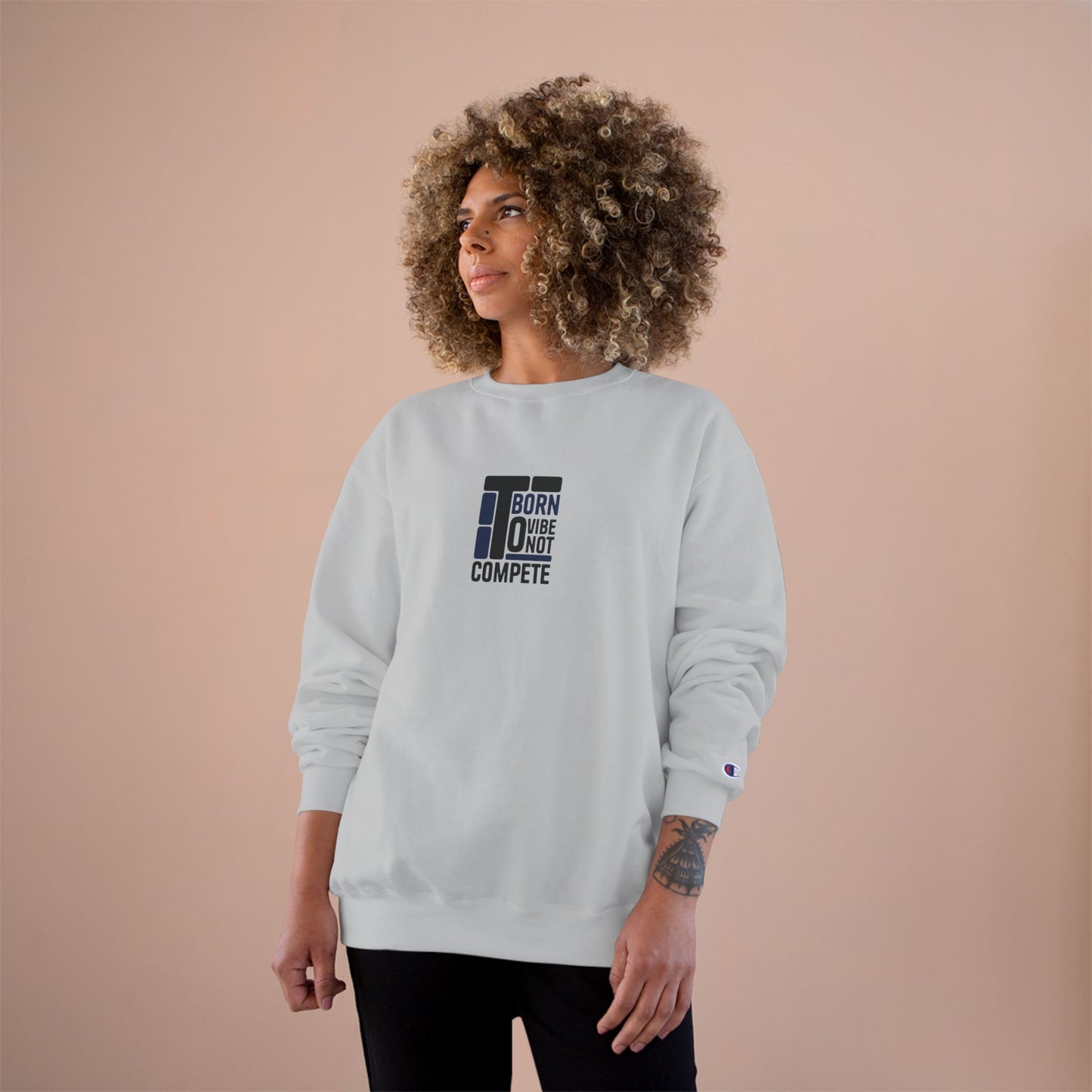 Champion Sweatshirt, Motivational Apparel, Unique Streetwear, Gym Outfit, Gift for Him/Her, Casual Cool Style