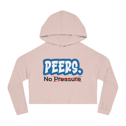 Cropped Hoodie - "PEERS. No Pressure"
