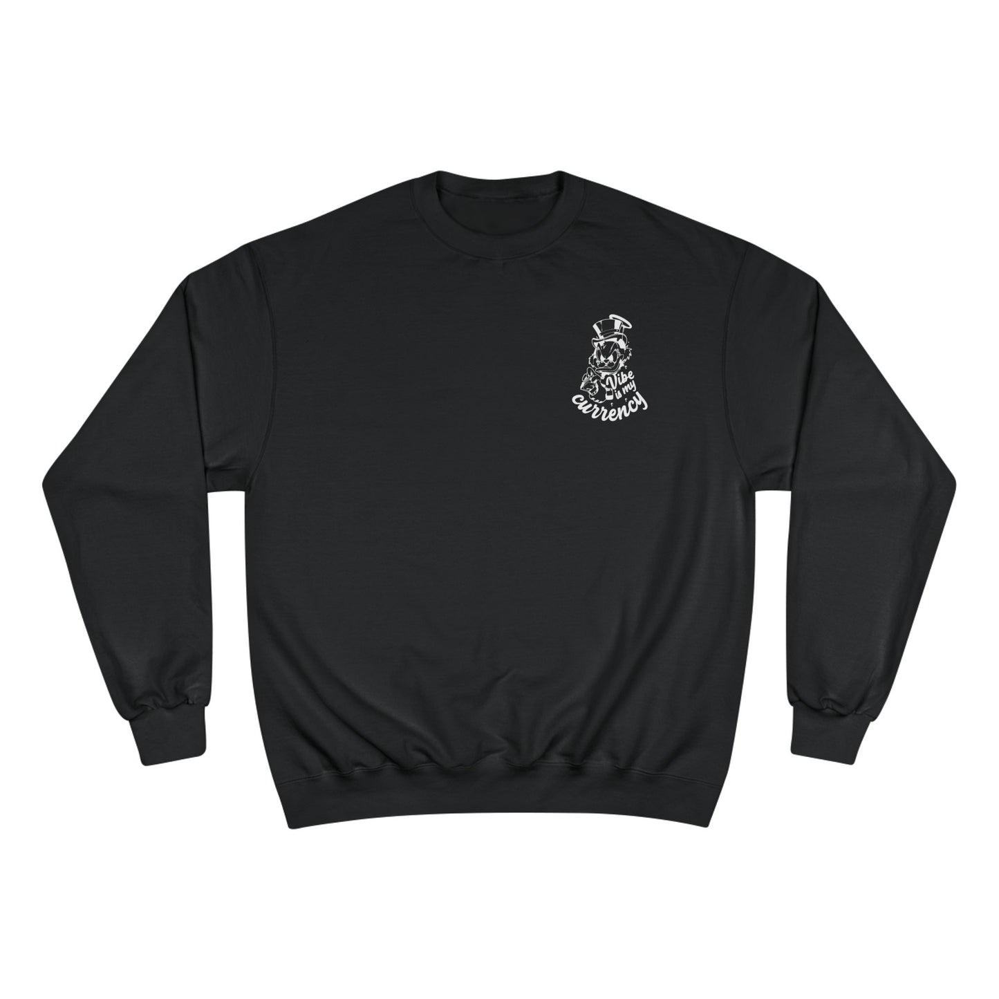 Vibe Is My Currency Champion Sweatshirt, Stylish Black Crewneck, Unique Gift for Trendsetters, Streetwear for Every Occasion, Perfect [...]