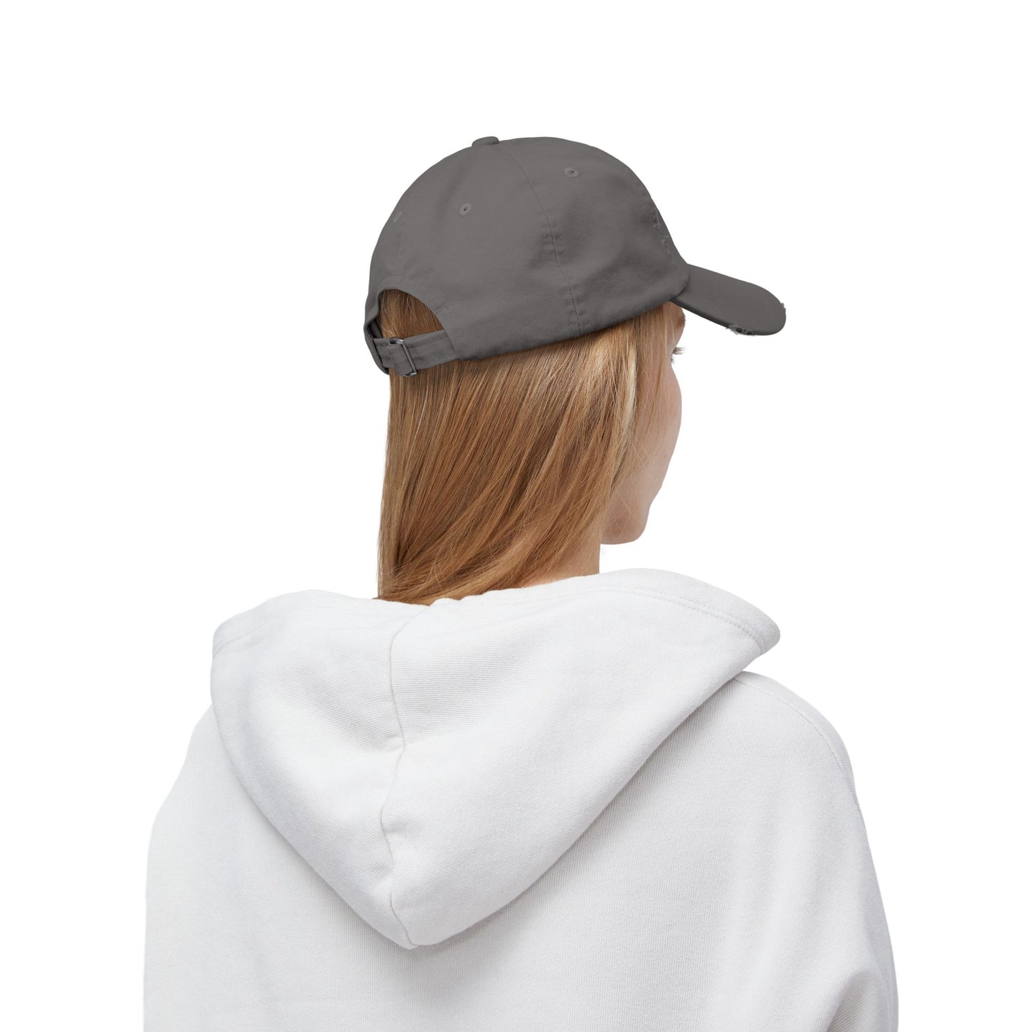 Motivational Distressed Cap | Unisex Cap, Inspirational Hat, Casual Wear, Gift for Him/Her, Everyday Fashion