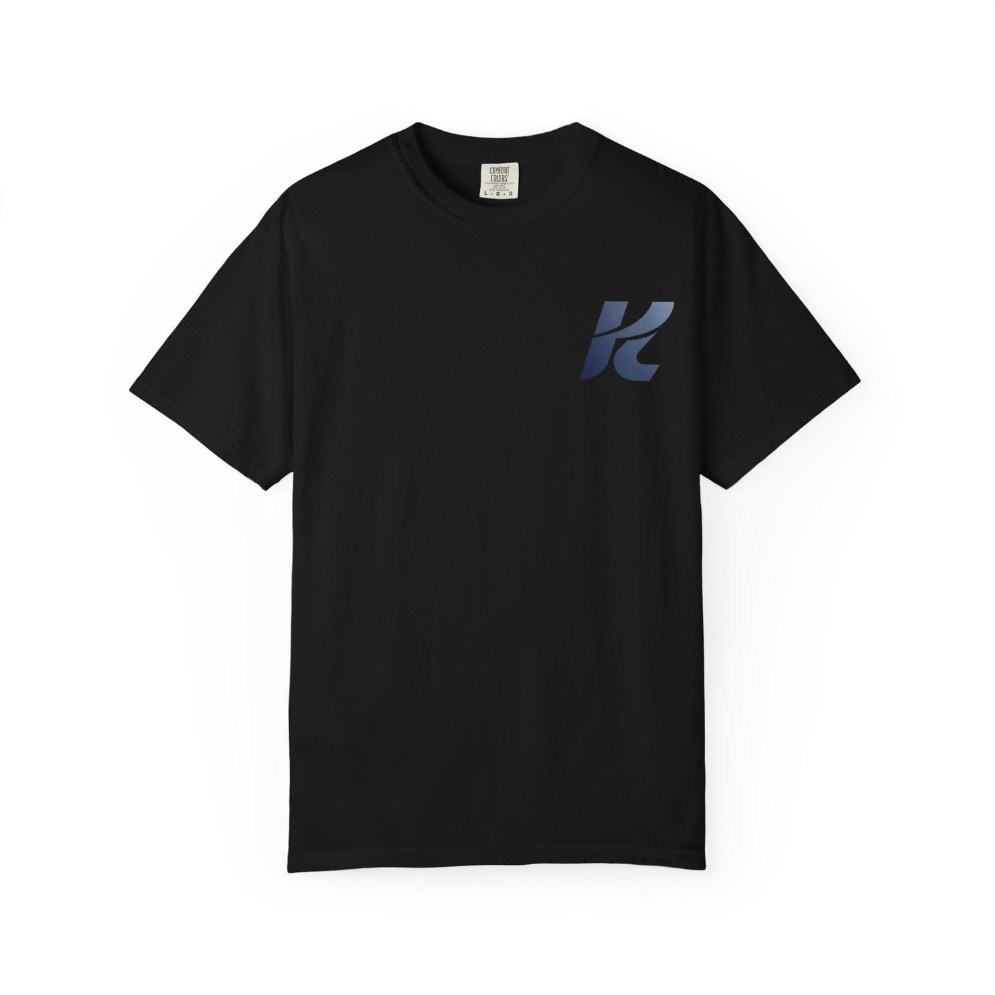 Garment-Dyed Men's T-Shirt with Modern K Design – Casual Street Style | Everyday Wear & Birthday Gift for Him