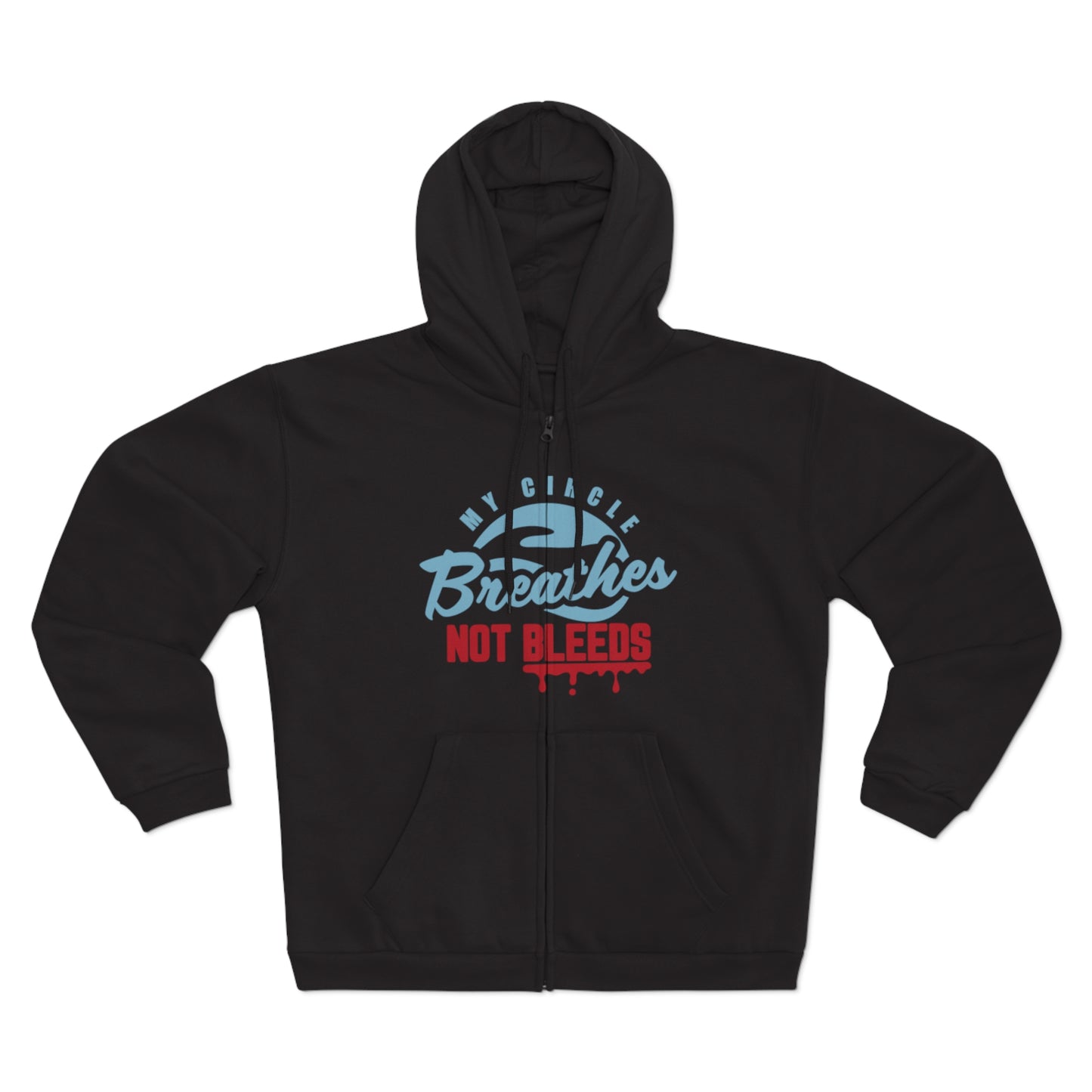 Unisex Hooded Zip Sweatshirt with Motivational Quote, Sports Hoodie, Casual Zip-Up, Fitness Gift, Layering Piece, Cozy Streetwear