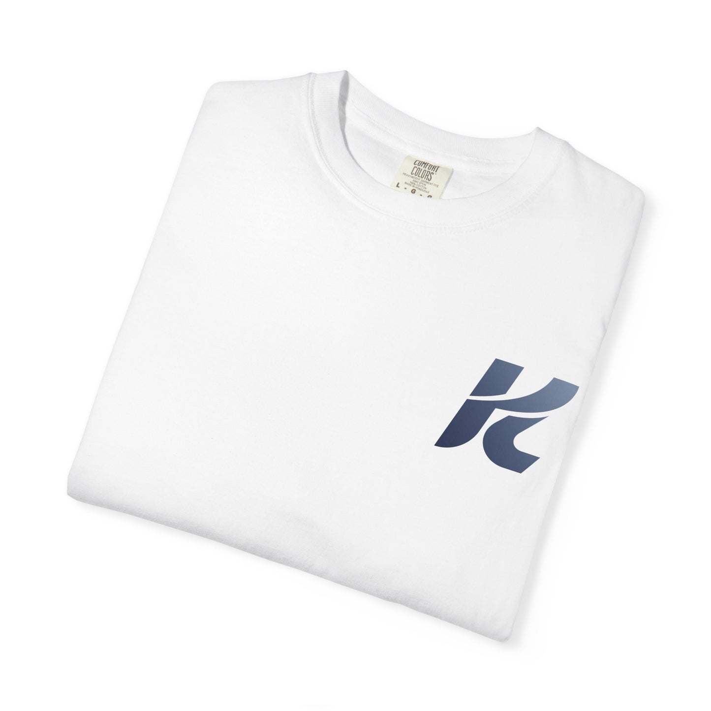 Garment-Dyed Men's T-Shirt with Modern K Design – Casual Street Style | Everyday Wear & Birthday Gift for Him