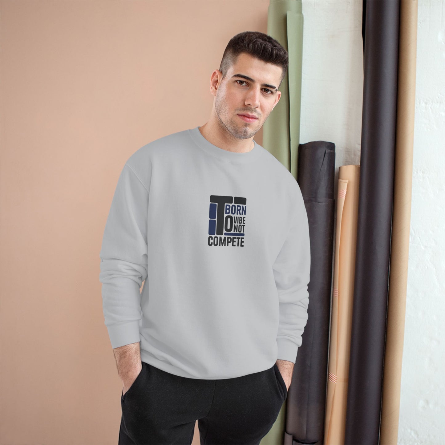Champion Sweatshirt, Motivational Apparel, Unique Streetwear, Gym Outfit, Gift for Him/Her, Casual Cool Style