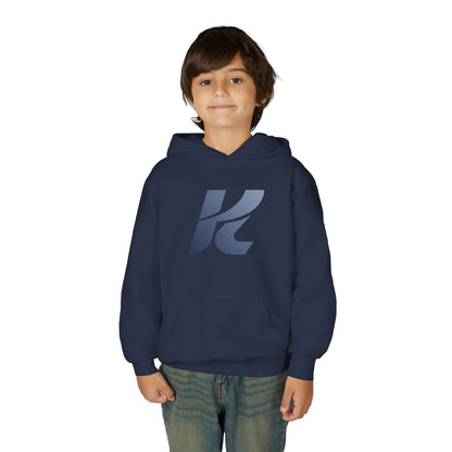 Youth Heavy Blend Hooded Sweatshirt, Cozy Pullover, Casual Wear, Gift for Kids, Everyday Style, Sports Hoodie