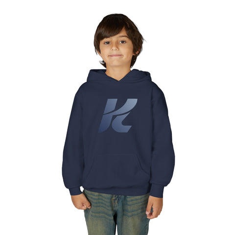 Youth Heavy Blend Hooded Sweatshirt, Cozy Pullover, Casual Wear, Gift for Kids, Everyday Style, Sports Hoodie