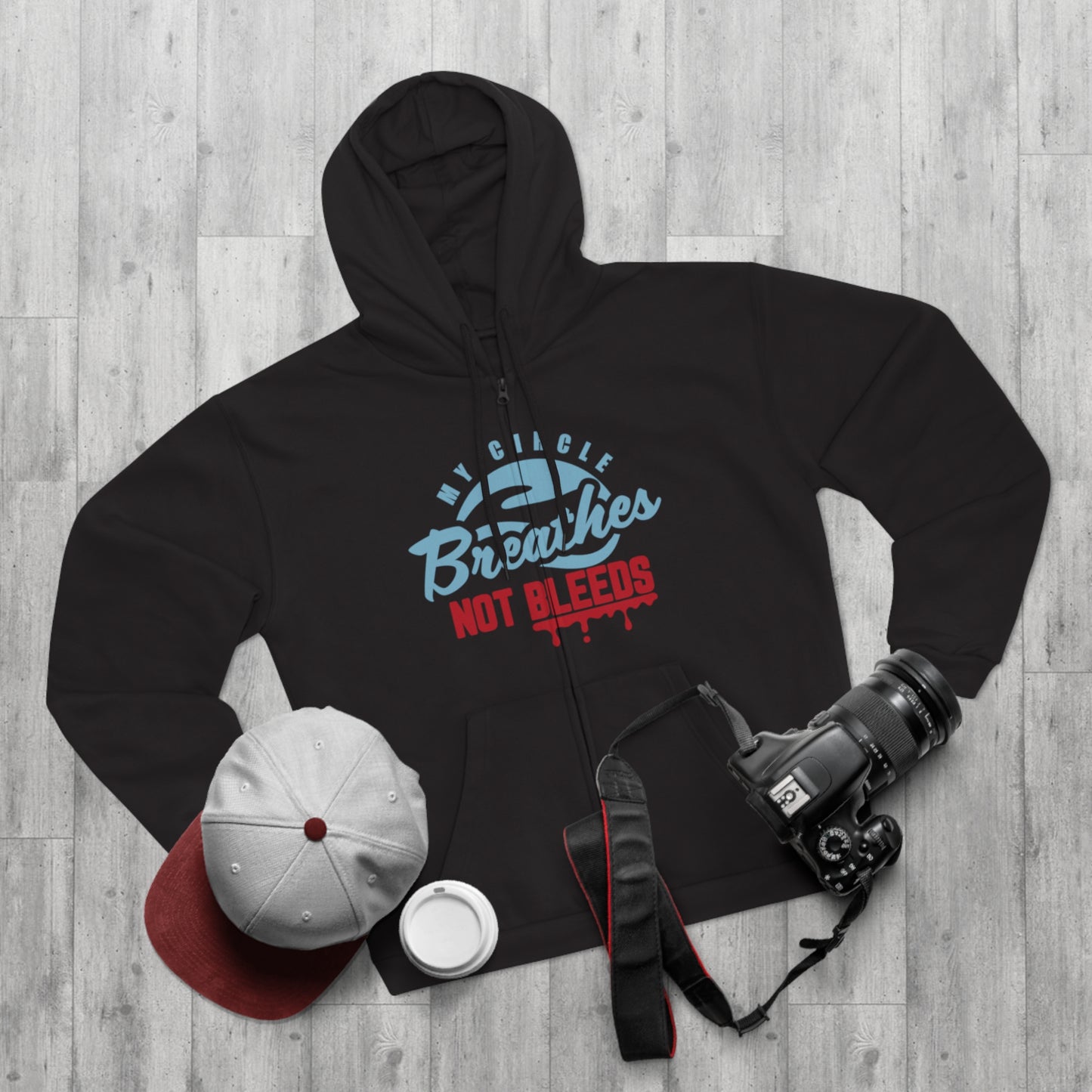 Unisex Hooded Zip Sweatshirt with Motivational Quote, Sports Hoodie, Casual Zip-Up, Fitness Gift, Layering Piece, Cozy Streetwear