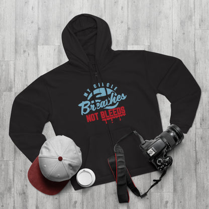 Unisex Hooded Zip Sweatshirt with Motivational Quote, Sports Hoodie, Casual Zip-Up, Fitness Gift, Layering Piece, Cozy Streetwear
