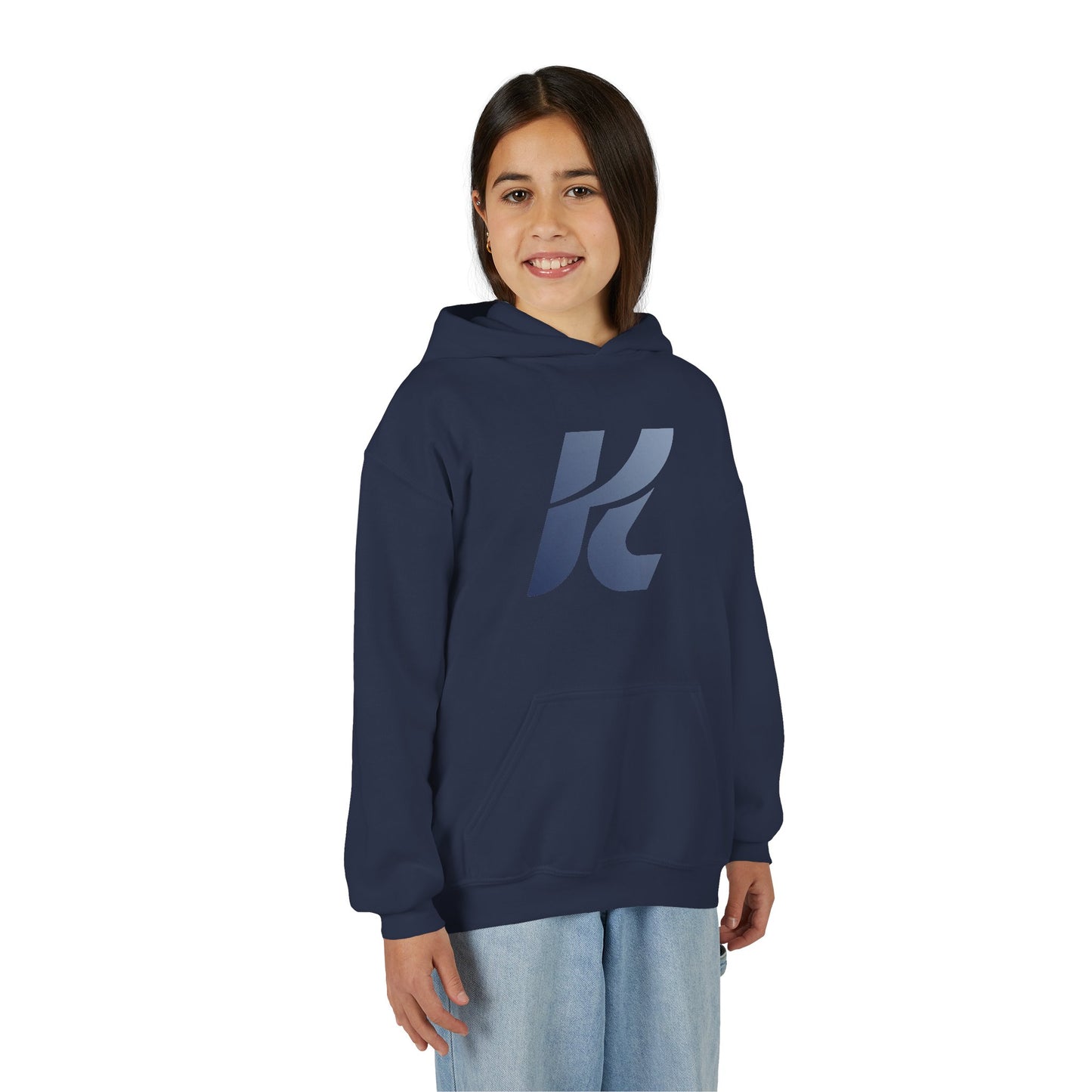 Youth Heavy Blend Hooded Sweatshirt, Cozy Pullover, Casual Wear, Gift for Kids, Everyday Style, Sports Hoodie