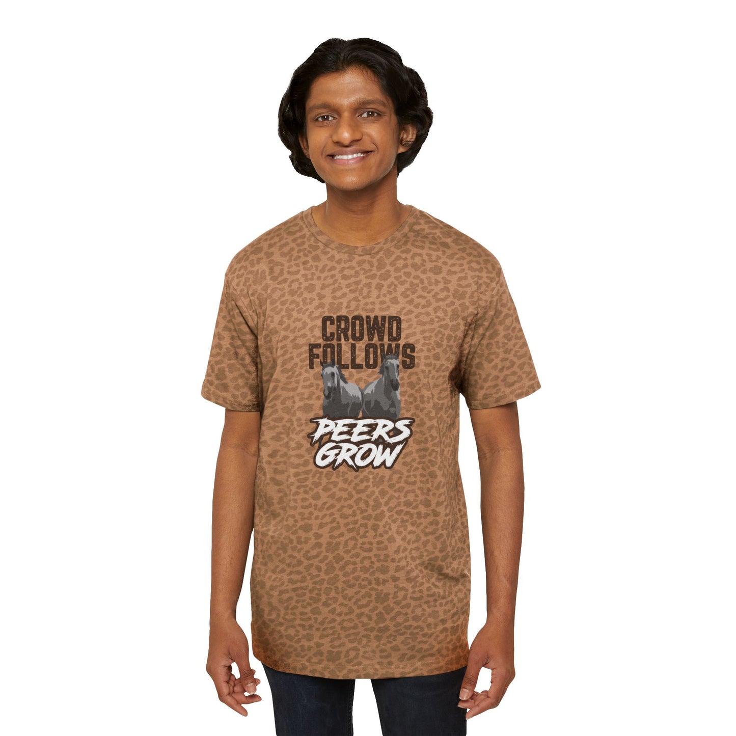 Men's Bold Animal Print T-Shirt – Statement Graphic Tee for Modern Street Style | Casual & Trendy Fashion