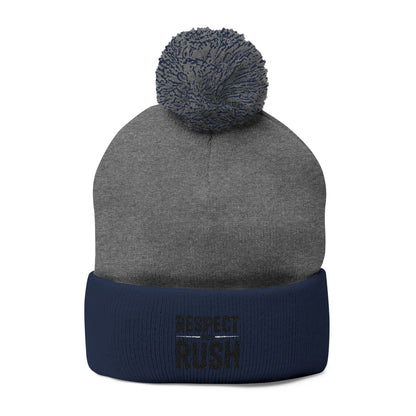 Cozy Pom-Pom Knit Cap - Perfect Winter Accessory, Stylish Gift for Him/Her, Beanie for Cold Days, Trendy Embroidered Hat, Ideal for Holidays