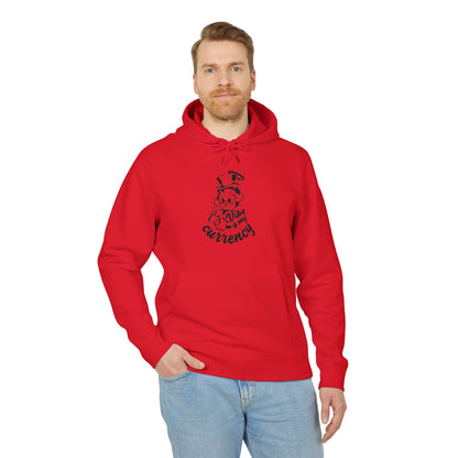 Streetwear Unisex Hoodie with Currency Design, Trendy Red Hoodie for Casual Outings, Perfect Gift for Men and Women, Graphic [...]