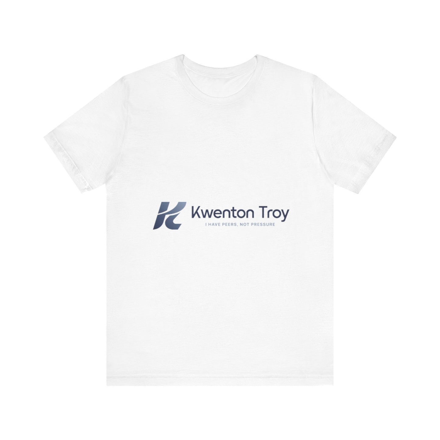 Customizable Unisex Jersey Tee, Casual Graphic Shirt, Everyday Wear, Gift for Him/Her, Kwenton Troy Logo Tee