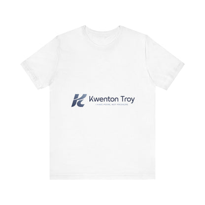 Customizable Unisex Jersey Tee, Casual Graphic Shirt, Everyday Wear, Gift for Him/Her, Kwenton Troy Logo Tee