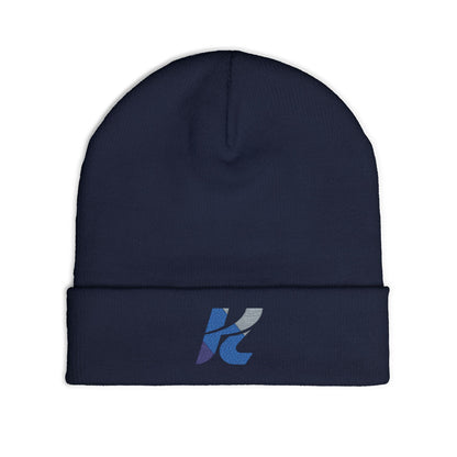 Cozy Knit Beanie with Embroidery, Winter Hat, Fashion Accessory, Gift for Him & Her, Fall/Winter Essentials, Beanie for Outdoor Activities