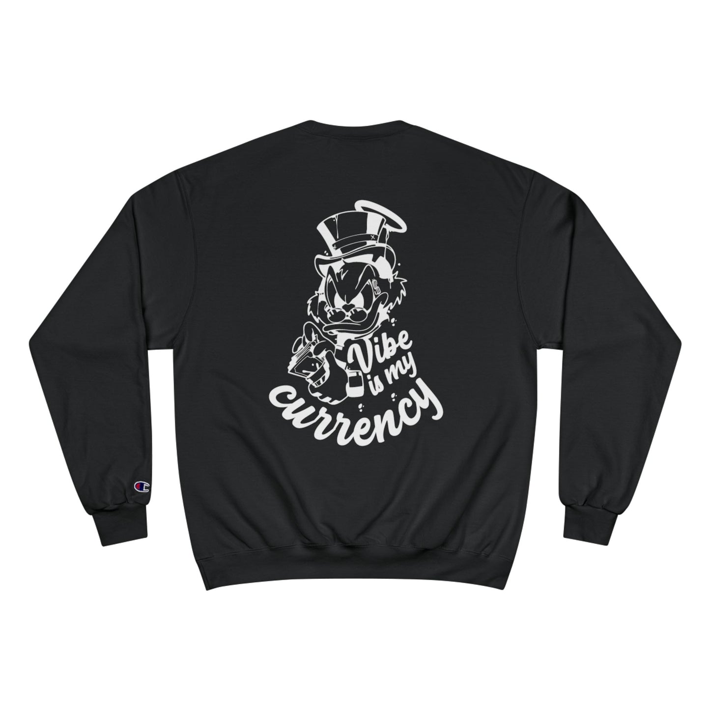 Vibe Is My Currency Champion Sweatshirt, Stylish Black Crewneck, Unique Gift for Trendsetters, Streetwear for Every Occasion, Perfect [...]
