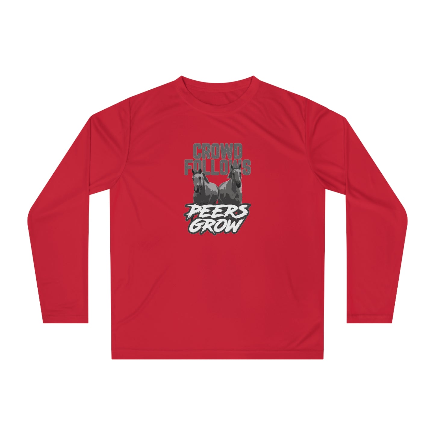 Unisex Performance Long Sleeve Shirt - Motivational Activewear, Fitness Gift for Gym Lovers, Cool Casual Tee, Sports Apparel, Unique [...]