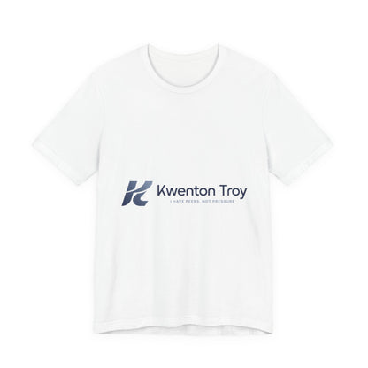 Customizable Unisex Jersey Tee, Casual Graphic Shirt, Everyday Wear, Gift for Him/Her, Kwenton Troy Logo Tee