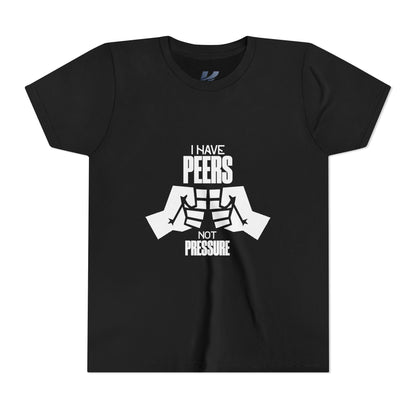 Youth Empowerment Tee - "I Have Peers, Not Pressure" - Perfect for Back to School, Positive Vibes, Group Activities, Peer Support, [...]