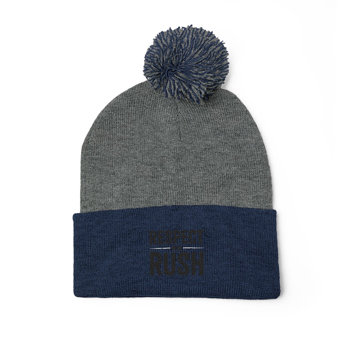 Cozy Pom-Pom Knit Cap - Perfect Winter Accessory, Stylish Gift for Him/Her, Beanie for Cold Days, Trendy Embroidered Hat, Ideal for Holidays
