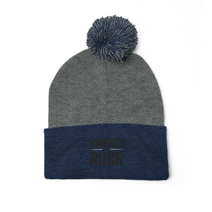 Cozy Pom-Pom Knit Cap - Perfect Winter Accessory, Stylish Gift for Him/Her, Beanie for Cold Days, Trendy Embroidered Hat, Ideal for Holidays