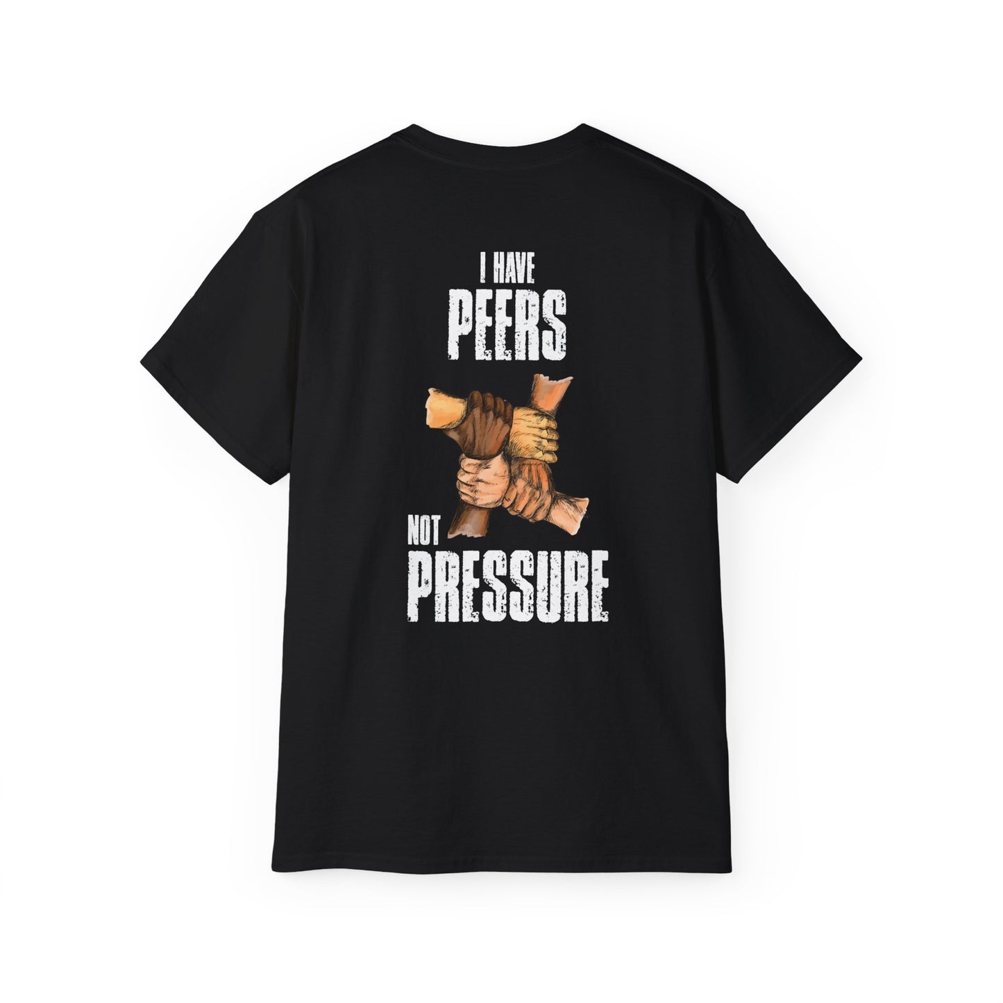 Peer Support Cotton Tee, Unisex T-shirt, Encouragement Shirt, Gift for Friends, Mental Health Awareness Tee